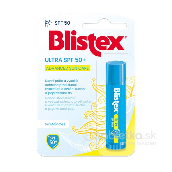 E-shop Blistex ULTRA SPF50+, balzam na pery 4,25g