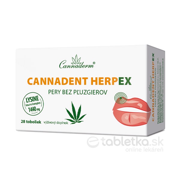 E-shop Cannaderm CANNADENT HERPEX 28 kapsúl