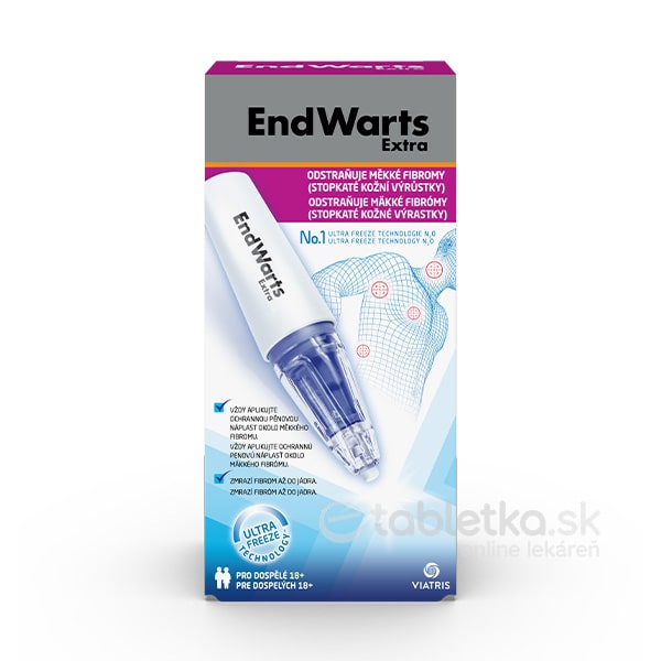 E-shop EndWarts Extra pero na odstránenie mäkkých fibrómov 14,3g