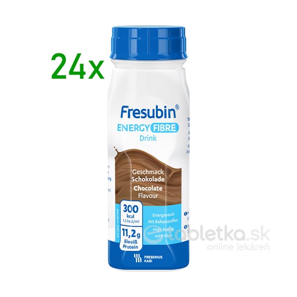 E-shop Fresubin Energy Fibre DRINK príchuť čokoládová 24x200ml