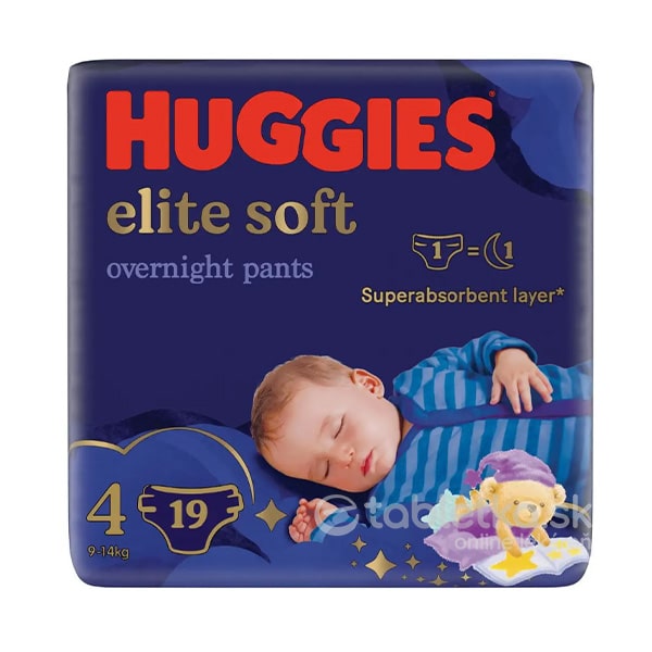 HUGGIES Pants Elite Soft OVN 4 plienkové nohavičky 9-14kg 19ks