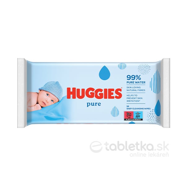 HUGGIES Pure vlhčené utierky 56 kusov