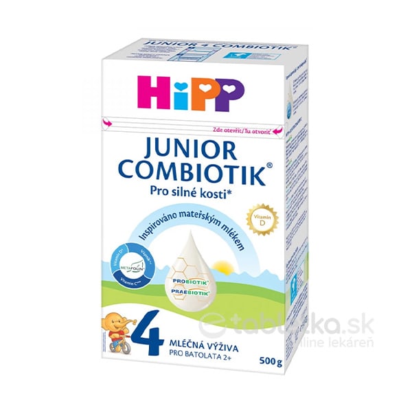 E-shop HiPP 4 JUNIOR COMBIOTIK mliečna výživa pre batoľatá (od 2 rokov) 500g