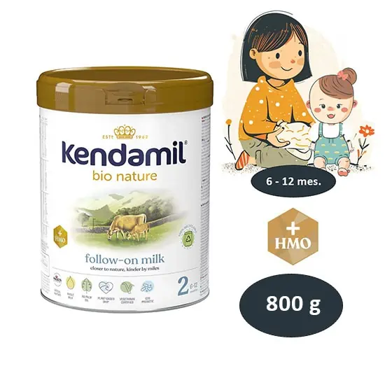 Kendamil BIO Nature 2 pokračovacie mlieko 6m+, HMO+, 800g