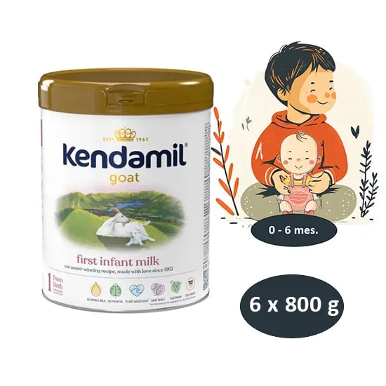 Kendamil Kozie dojčenské mlieko 1 od narodenia 6 x 800g