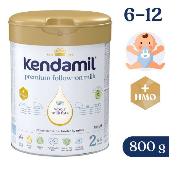 Kendamil Premium 2 HMO+, pokračovacie dojčenské mlieko 800g