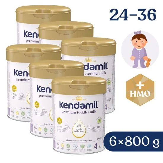 Kendamil Premium 4 HMO+ batoľacie mlieko 24m+ 6x800g