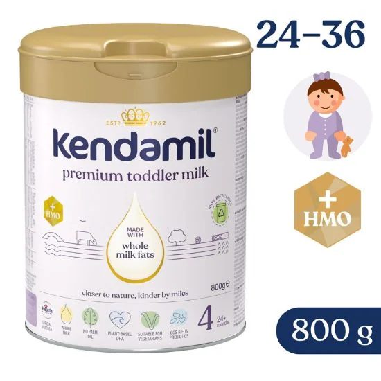 Kendamil Premium 4 HMO+ batoľacie mlieko 24m+ 800g