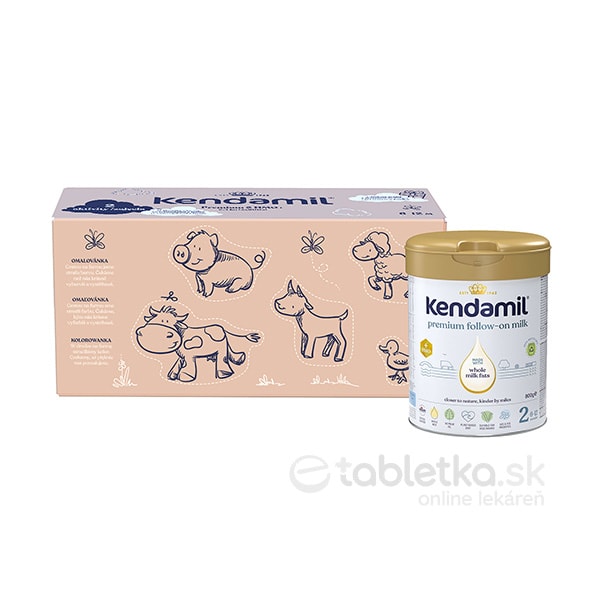 E-shop Kendamil Premium 2 HMO+, následná mliečna dojčenská výživa 6-12m 3x800g