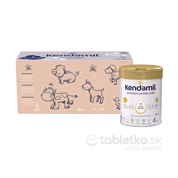 E-shop Kendamil Premium 4 HMO+, mliečna výživa 24m+, 3x800g