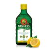 Möller´s Omega-3 Rybí olej D+ s citrónovou príchuťou vo fľaštičke