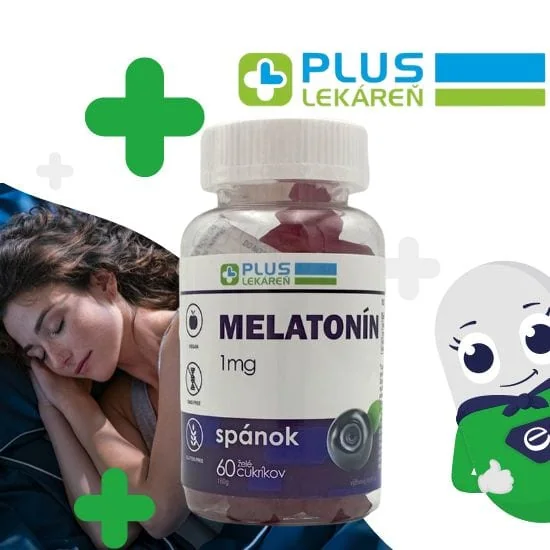 PLUS LEKÁREŇ Melatonín 1 mg pre kvalitnejší spánok - ako melatonín pomáha?