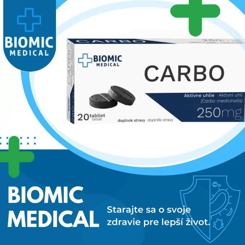 Biomic CARBO - aktívne uhlie nielen na vnútorné použitie