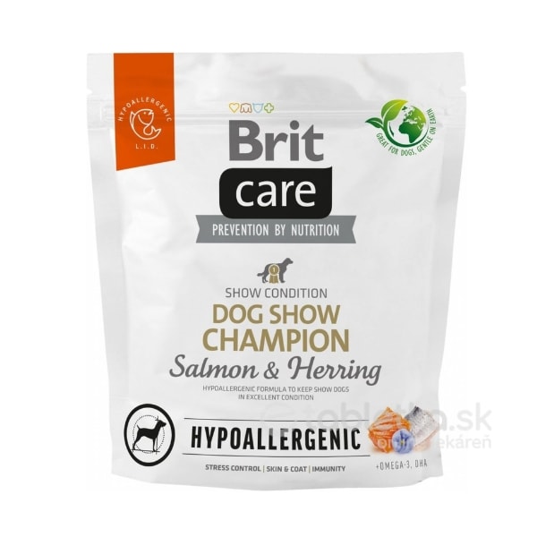 Brit Care Dog Hypoallergenic Dog Show Champion 1kg