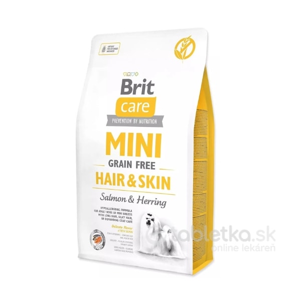 Brit Care Dog MINI Grain-free Hair & Skin 2kg