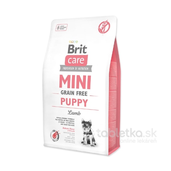 E-shop Brit Care Dog MINI Grain-free Puppy Lamb 2kg
