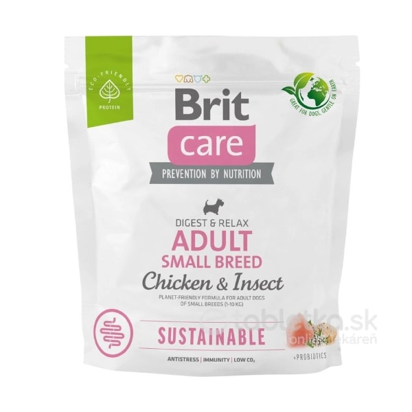E-shop Brit Care Dog Sustainable Adult Small Breed 1kg