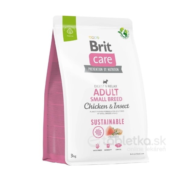 E-shop Brit Care Dog Sustainable Adult Small Breed 3kg