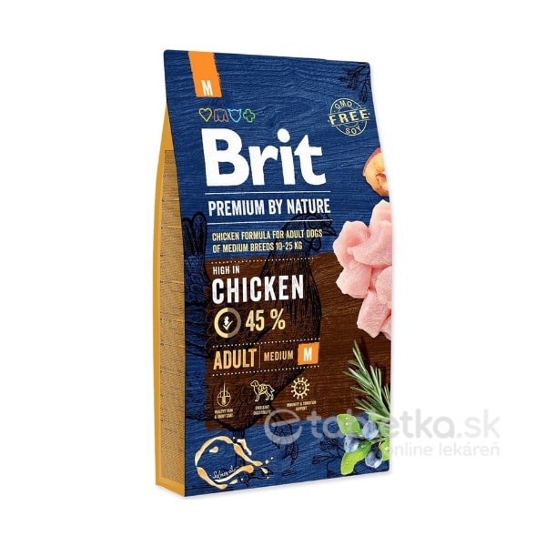 Brit Premium by Nature Dog Adult M 8kg
