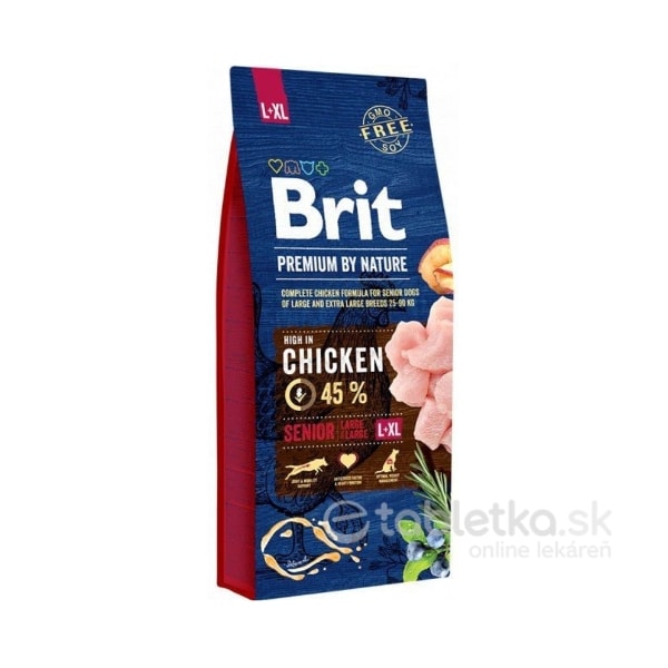 Brit Premium by Nature Dog Senior L+XL 15kg