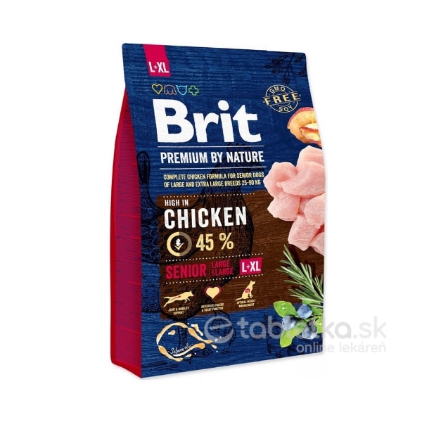 Brit Premium by Nature Dog Senior L+XL 3kg
