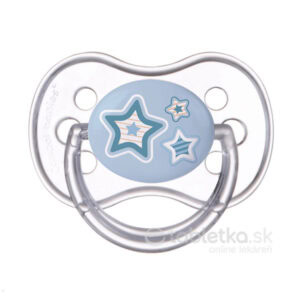 Canpol Babies silikónový cumlík symetrický Newborn Baby 0-6m modrý