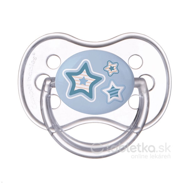 E-shop Canpol Babies silikónový cumlík symetrický Newborn Baby 0-6m modrý