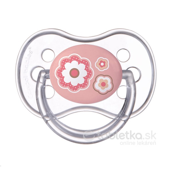Canpol Babies silikónový cumlík symetrický Newborn Baby 0-6m rúžový