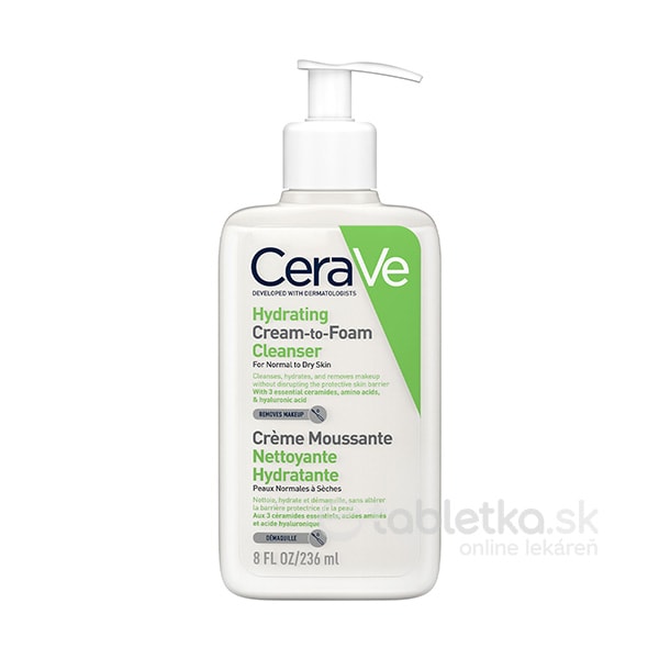 E-shop CeraVe hydratačná čistiaca emulzia na normálnu až suchú pokožku 1l
