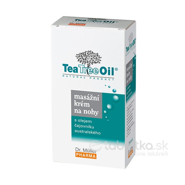 E-shop Dr. Müller Tea Tree Oil masážny krém na nohy 200ml