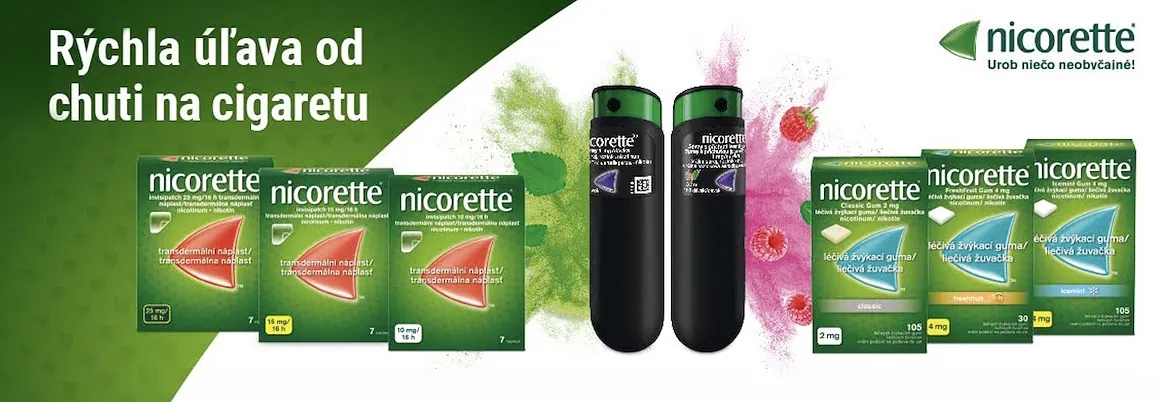 Fajčenie? S Nicorette minulosť.