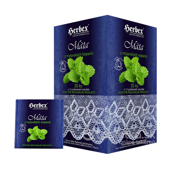 E-shop Herbex Mäta z myjavských kopaníc bylinný čaj 20x1,5g