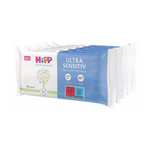HiPP BabySANFT vlhčené obrúsky Ultra Sensitive 5x48ks
