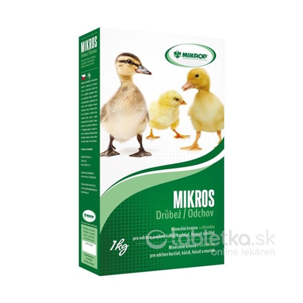 E-shop MIKROP MIKROS Odchov hydiny 1kg