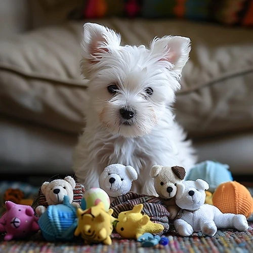 Medzi základné potreby pre psy patria i hračky a pohodlný pelech