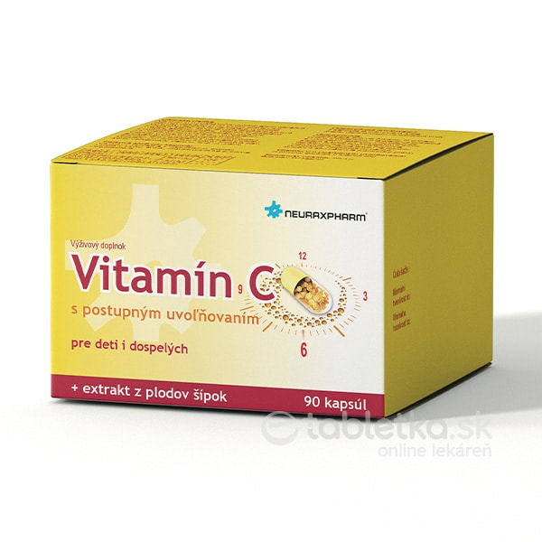 E-shop Neuraxpharm Vitamín C s postupným uvoľňovaním 90cps