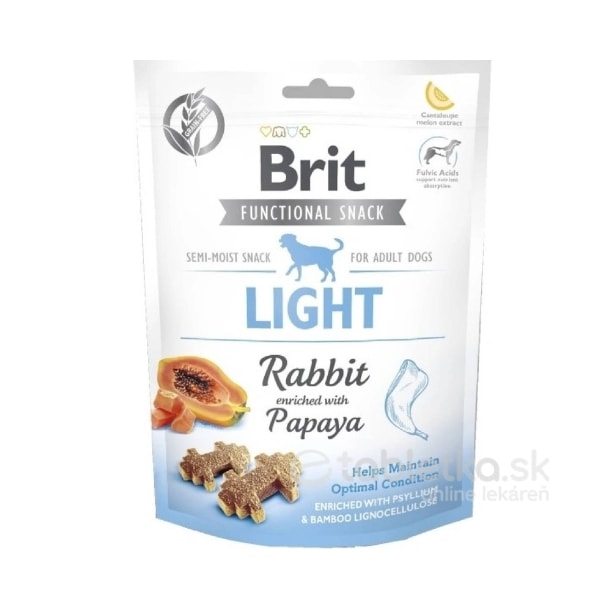 Pamlsok Brit Care Dog Functional Snack Light Rabbit 150g