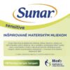 Balenie Sunar Sensitive 1 počiatočná dojčenská výživa od narodenia 500g, zloženie podľa vzoru materského mlieka, s probiotikami Bifidobacterium longum.