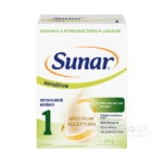 Sunar Sensitive 1 počiatočná mliečna výživa od narodenia 500g
