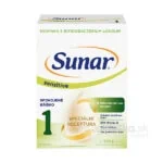 Sunar Sensitive 1 počiatočná mliečna výživa od narodenia 500g