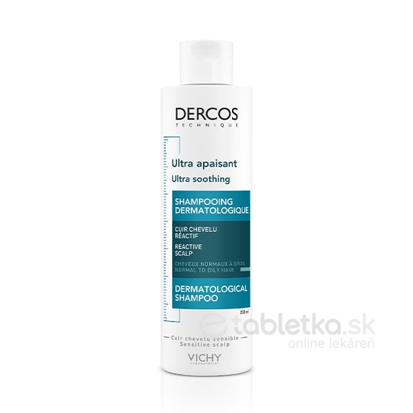 E-shop VICHY Dercos ultraupokojujúci šampón 200ml