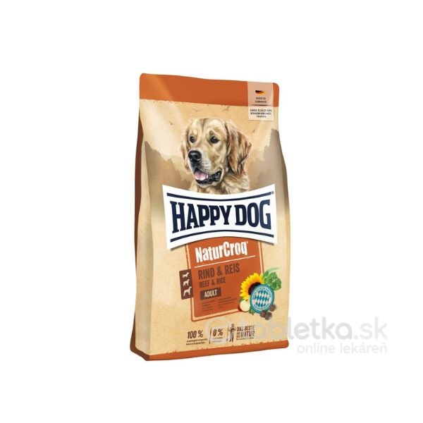 Happy Dog NaturCroq Rind&Reis 15kg