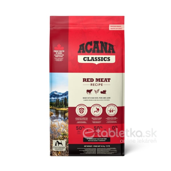 E-shop ACANA Classics Recipe Red Meat 14,5kg