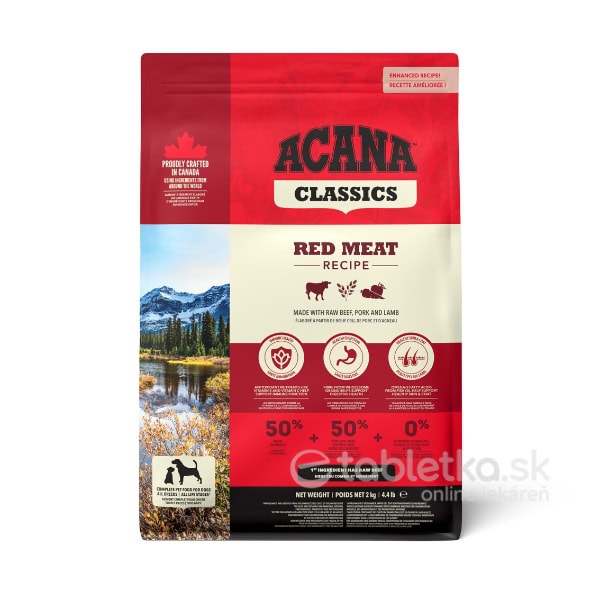E-shop ACANA Classics Recipe Red Meat 2kg