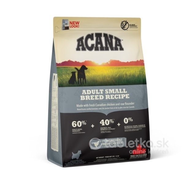 E-shop ACANA Recipe Adult Small Breed 2kg