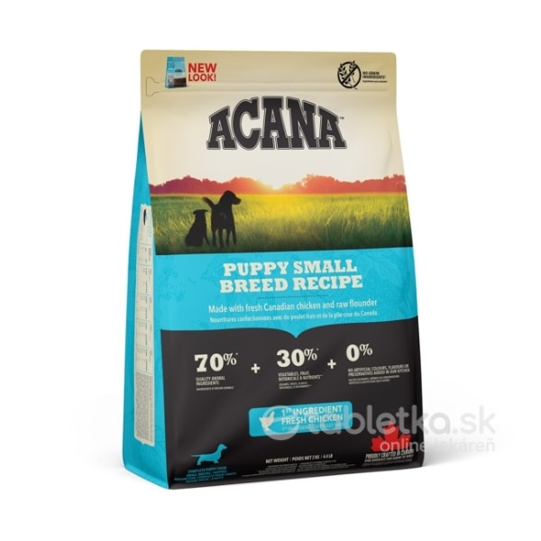E-shop ACANA Recipe Puppy Small Breed 2kg