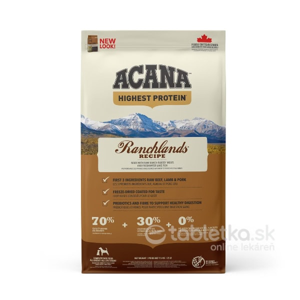 ACANA Regionals Recipe Ranchlands 11,4kg