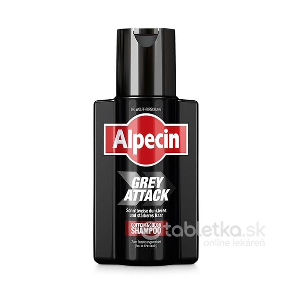 E-shop Alpecin Grey Attack farebný kofeínový šampón 200ml