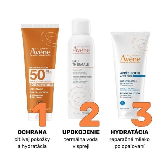 Avène mlieko SPF50, veľmi vysoká ochrana citlivej kože v rámci rutiny