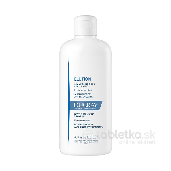 E-shop DUCRAY ELUTION šampón navracajúci rovnováhu vlasovej pokožke 400ml
